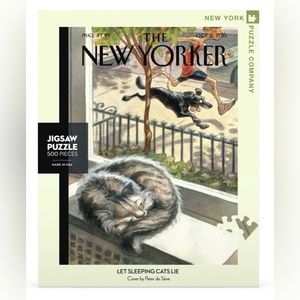 The NewYorker Jigsaw Puzzle, Let Sleeping Cats Lie, 500 pieces